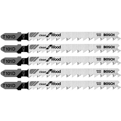 BOSCH T101D JIGSAW BLADE 5 PER PACK