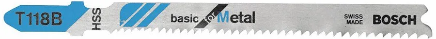 BOSCH T118B JIGSAW BLADE 5 PER PACK