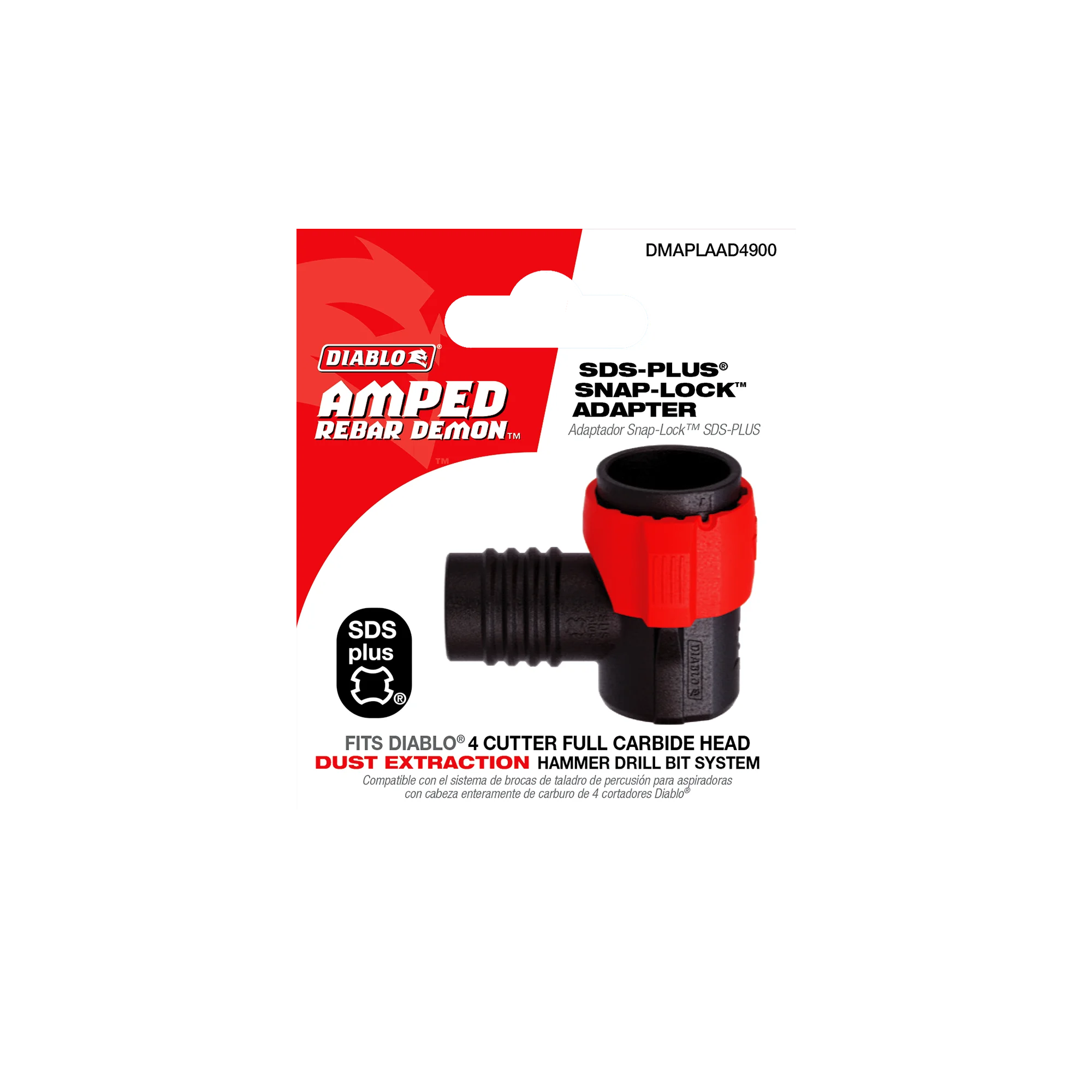 DIABLO DMAPLAAD4900 SDS PLUS SNAP LOCK ADAPTER