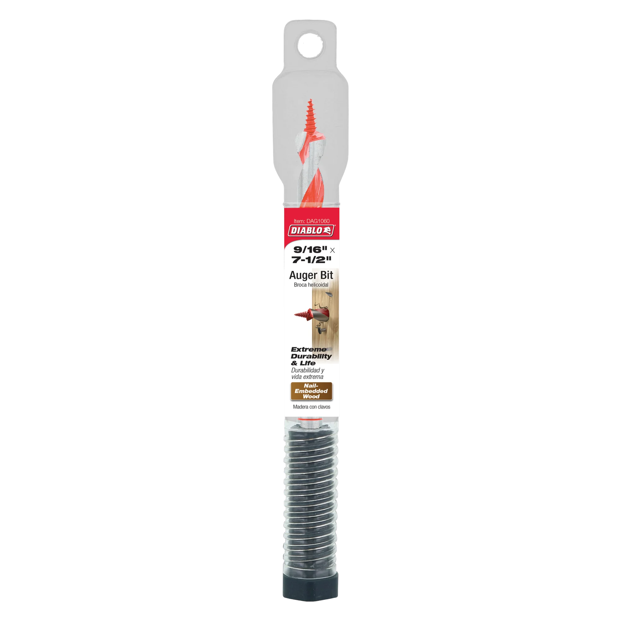 DIABLO DAG1060 9/16"X7-1/2" AUGER BIT