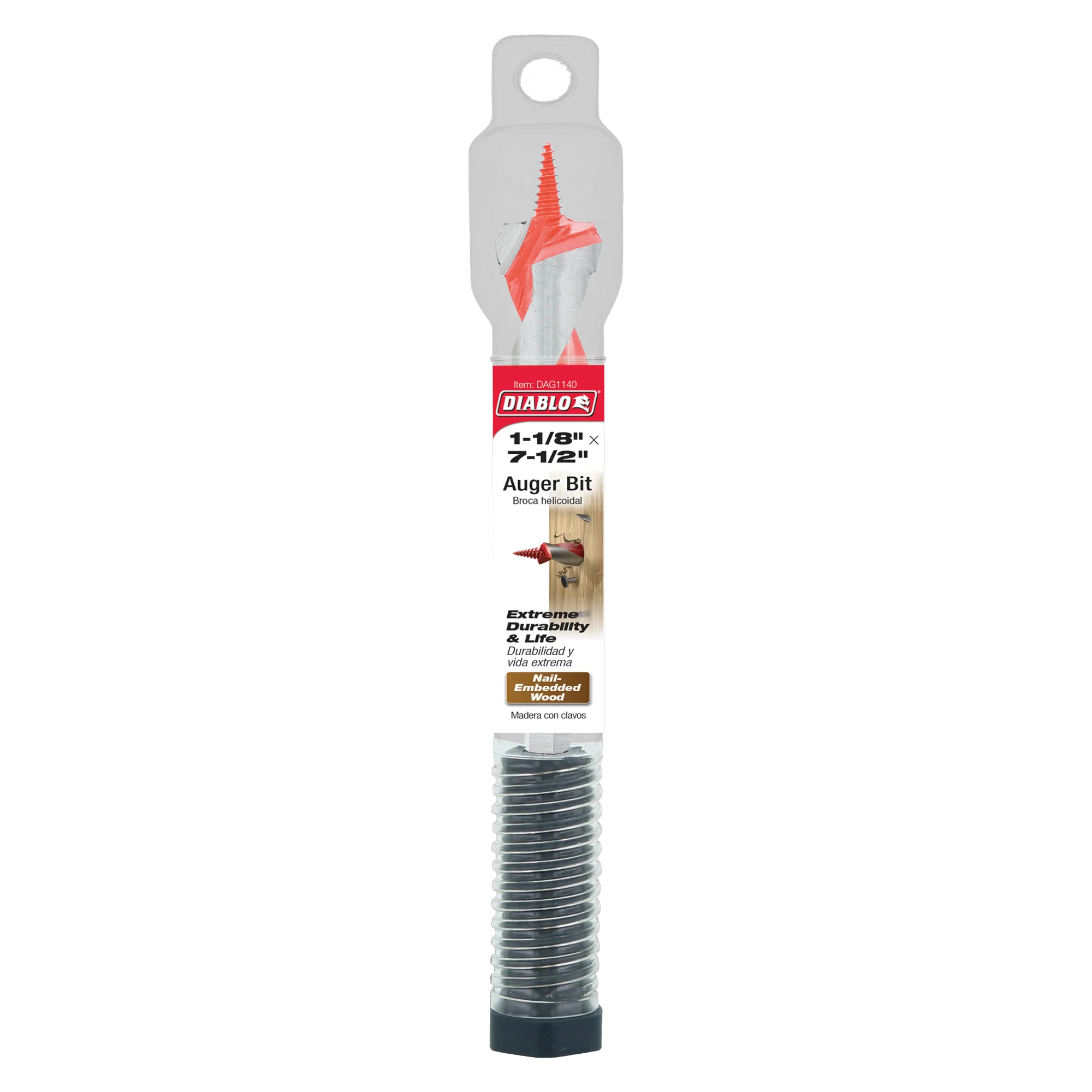 DIABLO DAG1140 1-1/8"X7-1/2" AUGER BIT
