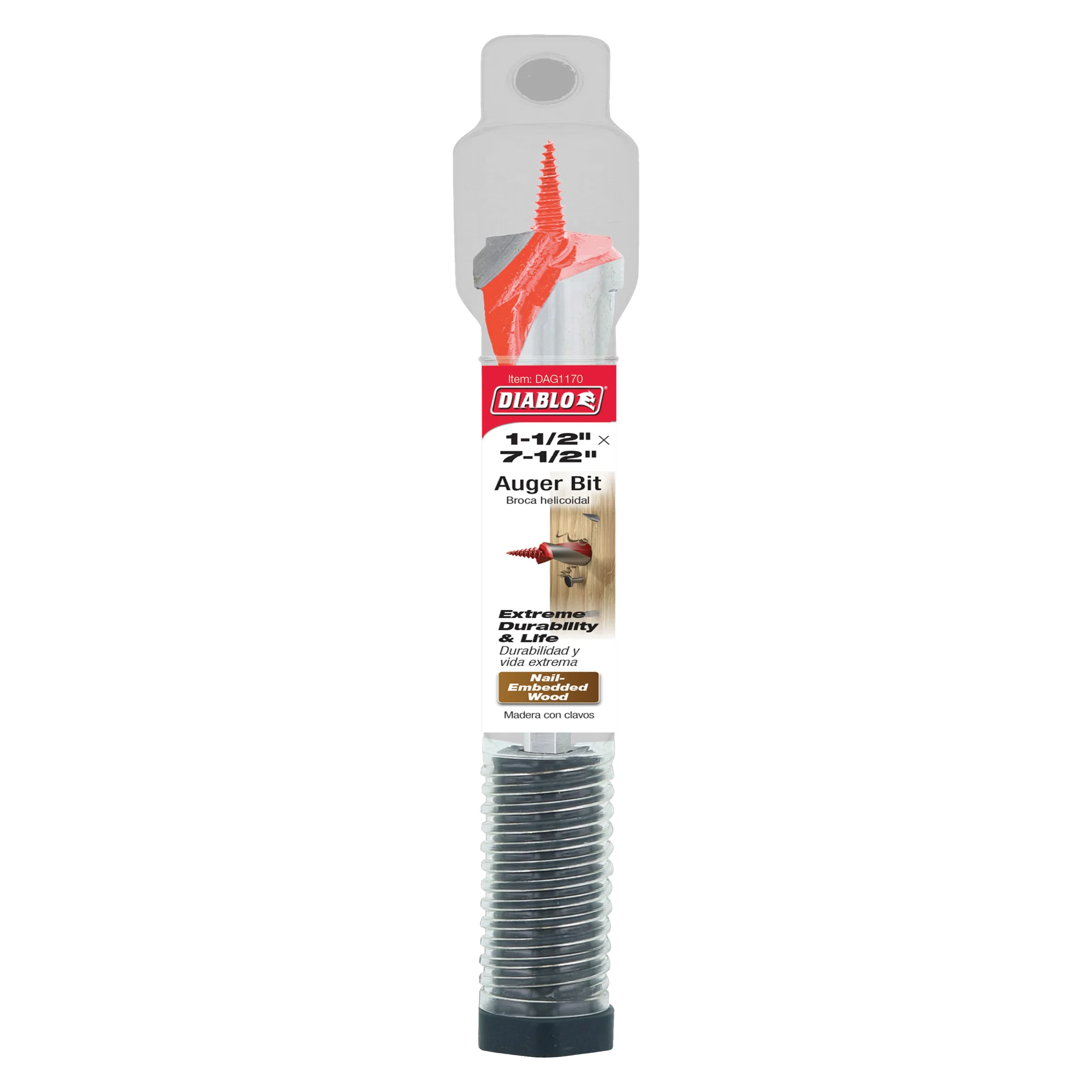 DIABLO DAG1170 1-1/2"X7-1/2" AUGER BIT