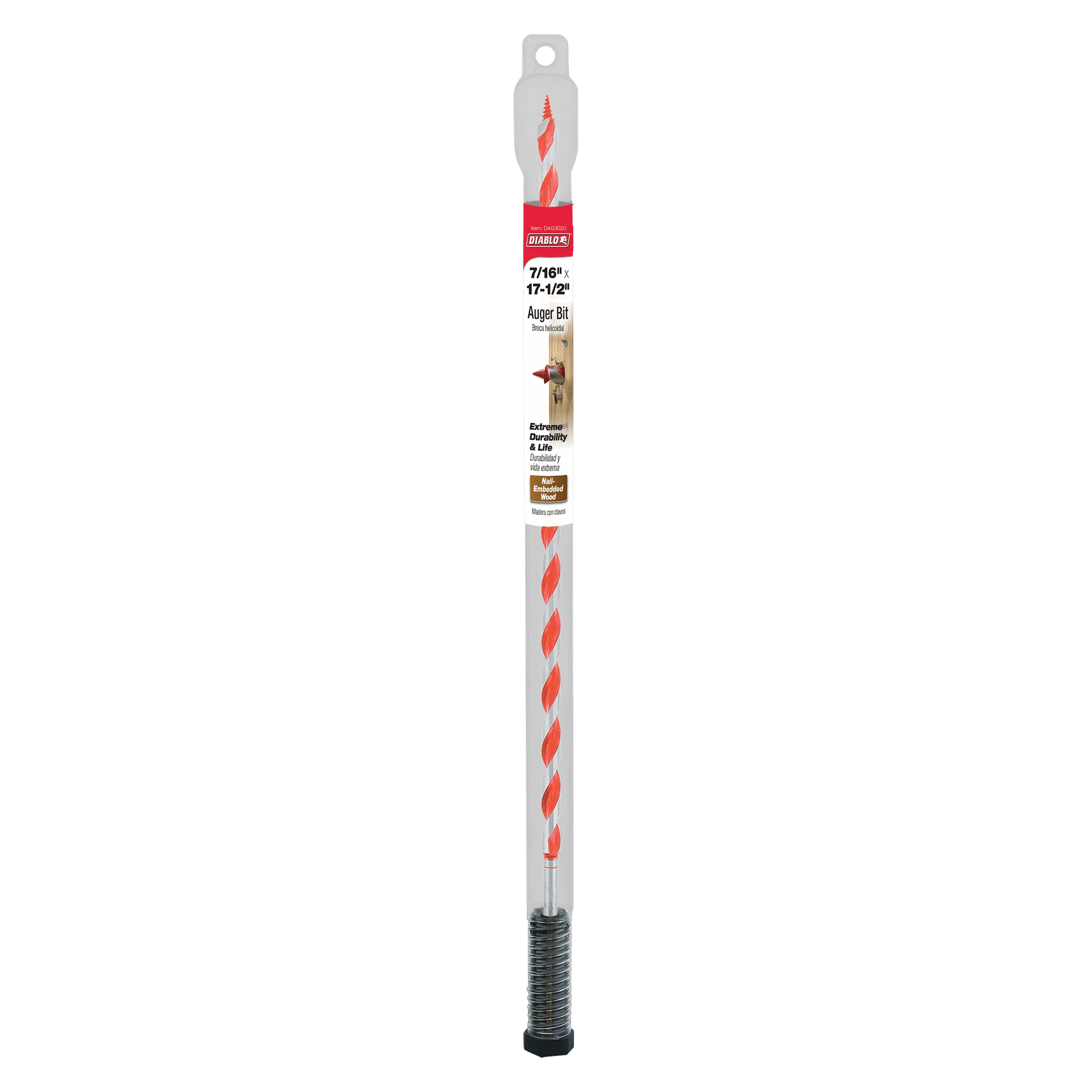 DIABLO DAG3020 7/16"X17-1/2" AUGER BIT