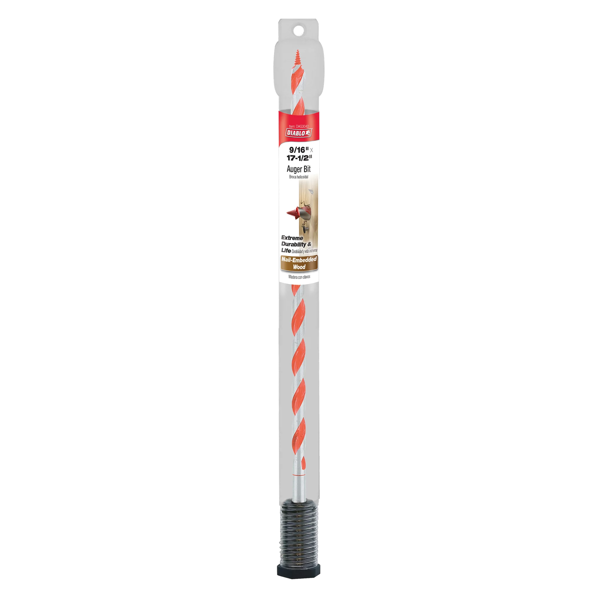 DIABLO DAG3040 9/16"X17-1/2" AUGER BIT