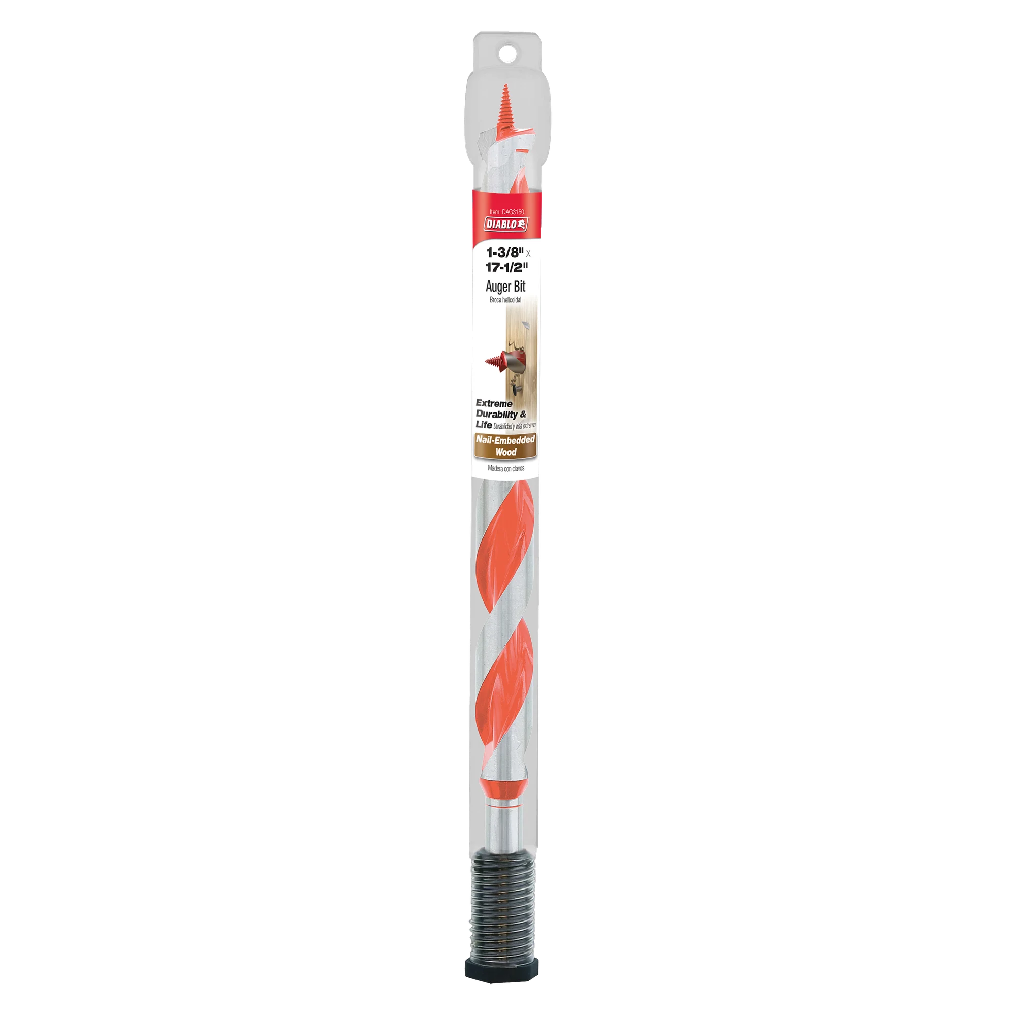 DIABLO DAG3150 1-3/8"X17-1/2" AUGER BIT