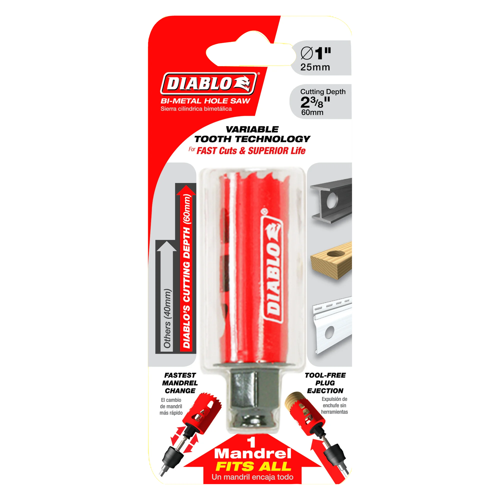 DIABLO DHS1000 1" HOLE SAW