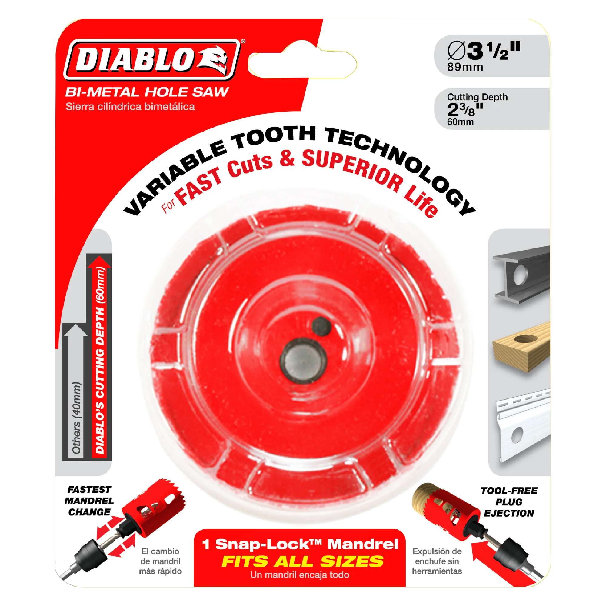 DIABLO DHS3250 3-1/4" HOLE SAW