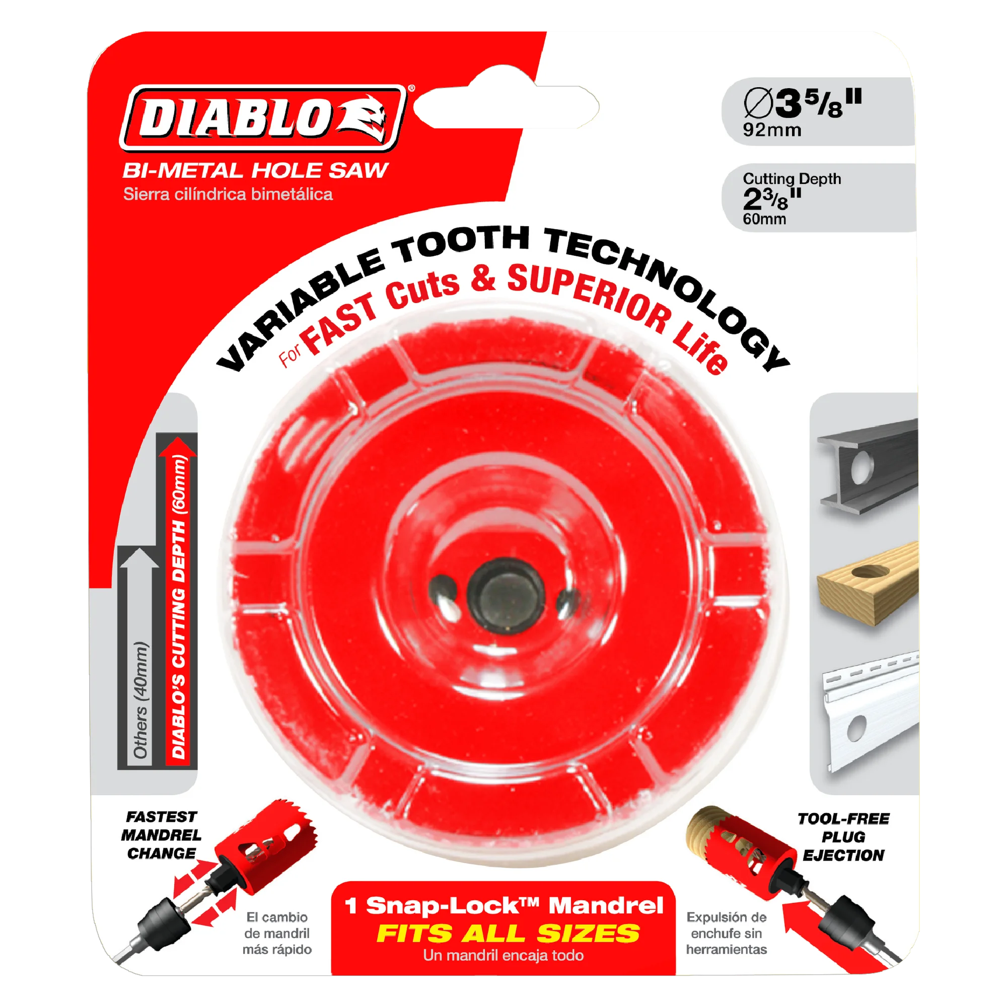 DIABLO DHS3500 3-1/2" HOLE SAW