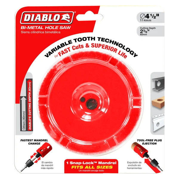 DIABLO DHS4250 4-1/4" HOLE SAW