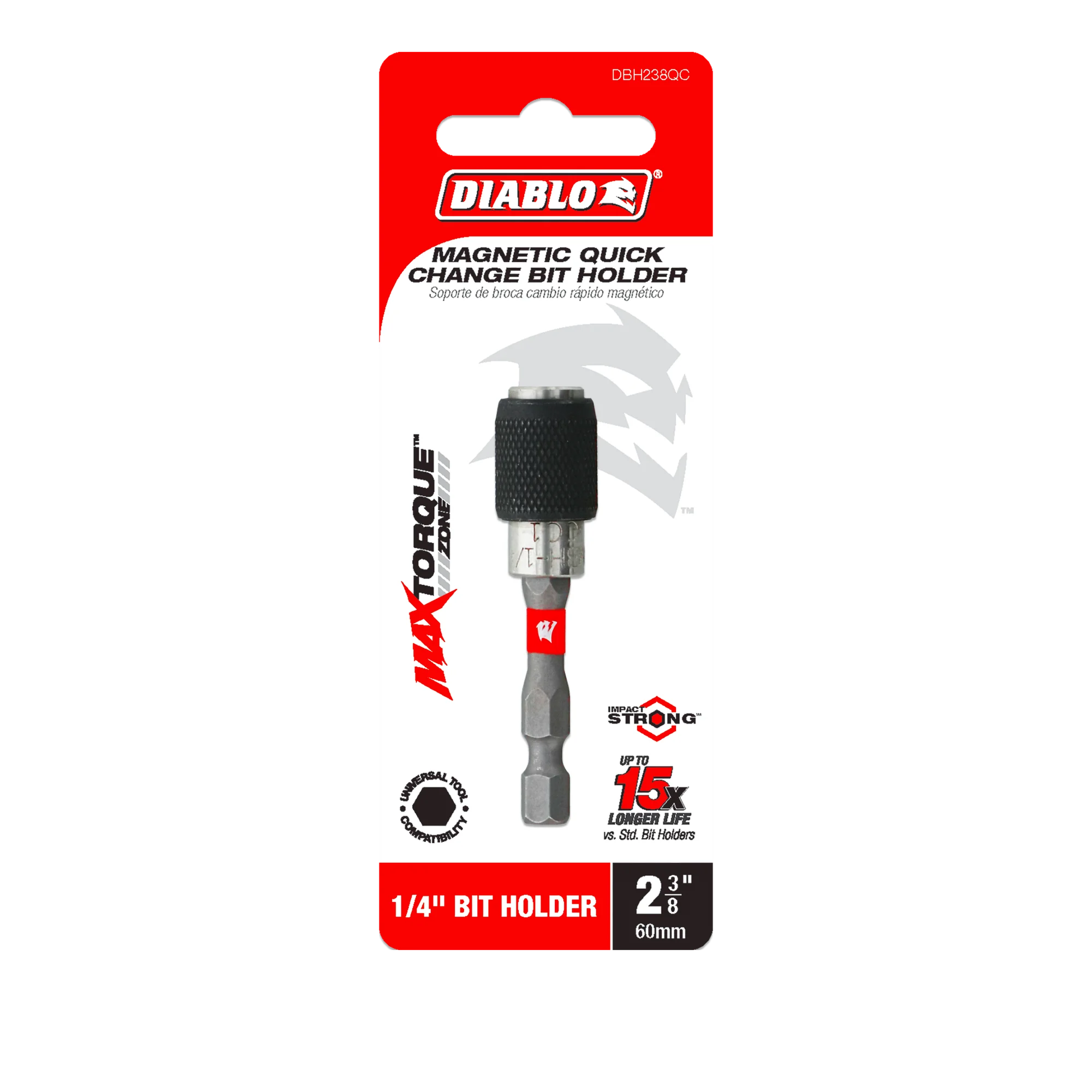 DIABLO DBH238QC 2-3/8 QUIK-CHNG BITHOLDR