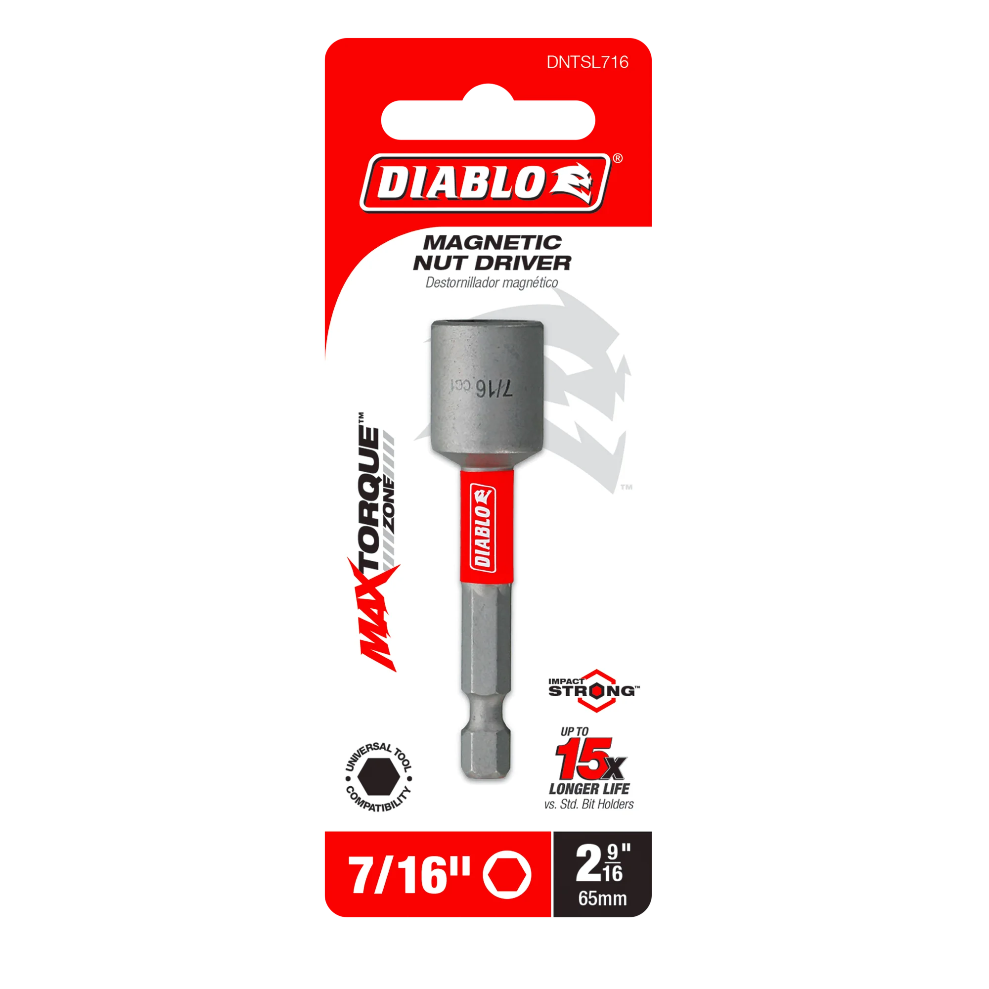 DIABLO DNTSL716 7/16 NUTSETTER 2-9/16