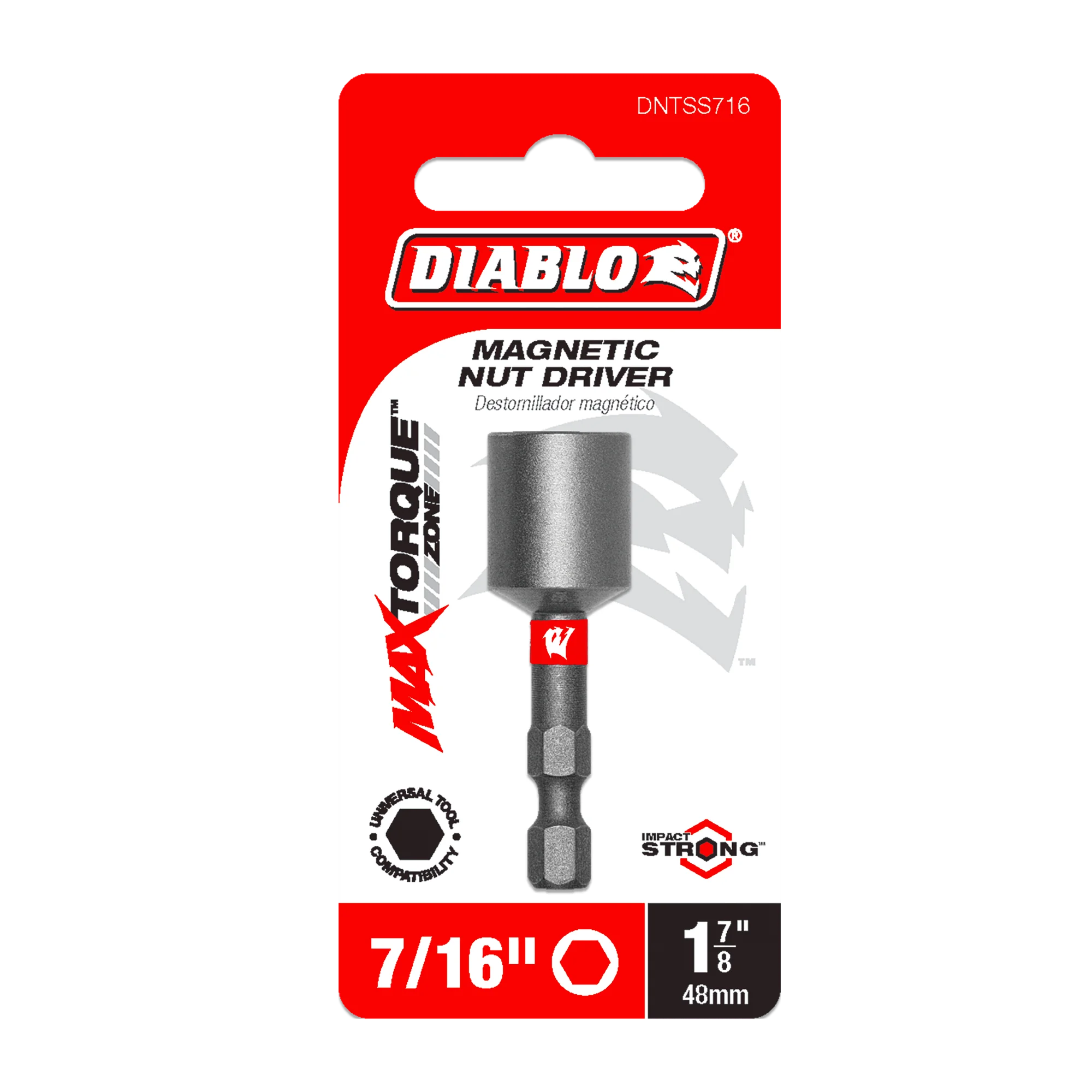 DIABLO DNTSS716 7/16 NUTSETTER 1-7/8