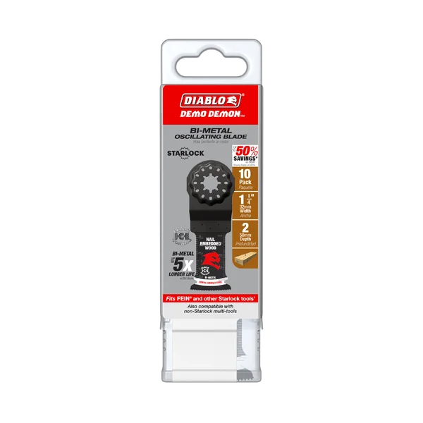 DIABLO DOS125BW10 10PK 1-1/4" OSC BLADE
