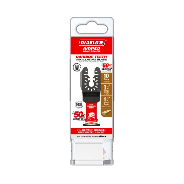 DIABLO DOU125CW10 1-1/4" DEMO DEMON OSC BLADE FOR NAIL