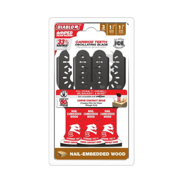 DIABLO DOU125CW3 1-1/4" DEMO DEMON OSC BLADE FOR NAIL