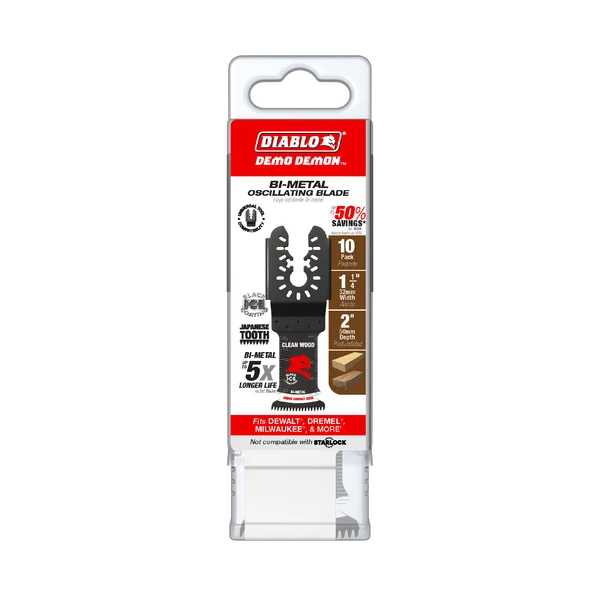 DIABLO DOU125JBW10 1-1/4" DEMO DEMON UNIVERSAL FIT BI-