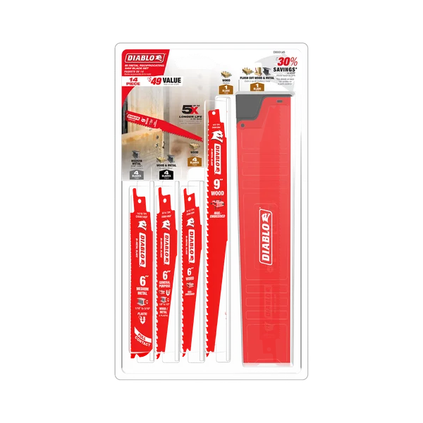 DIABLO DS0014S 14PC DEMO BLADE SET