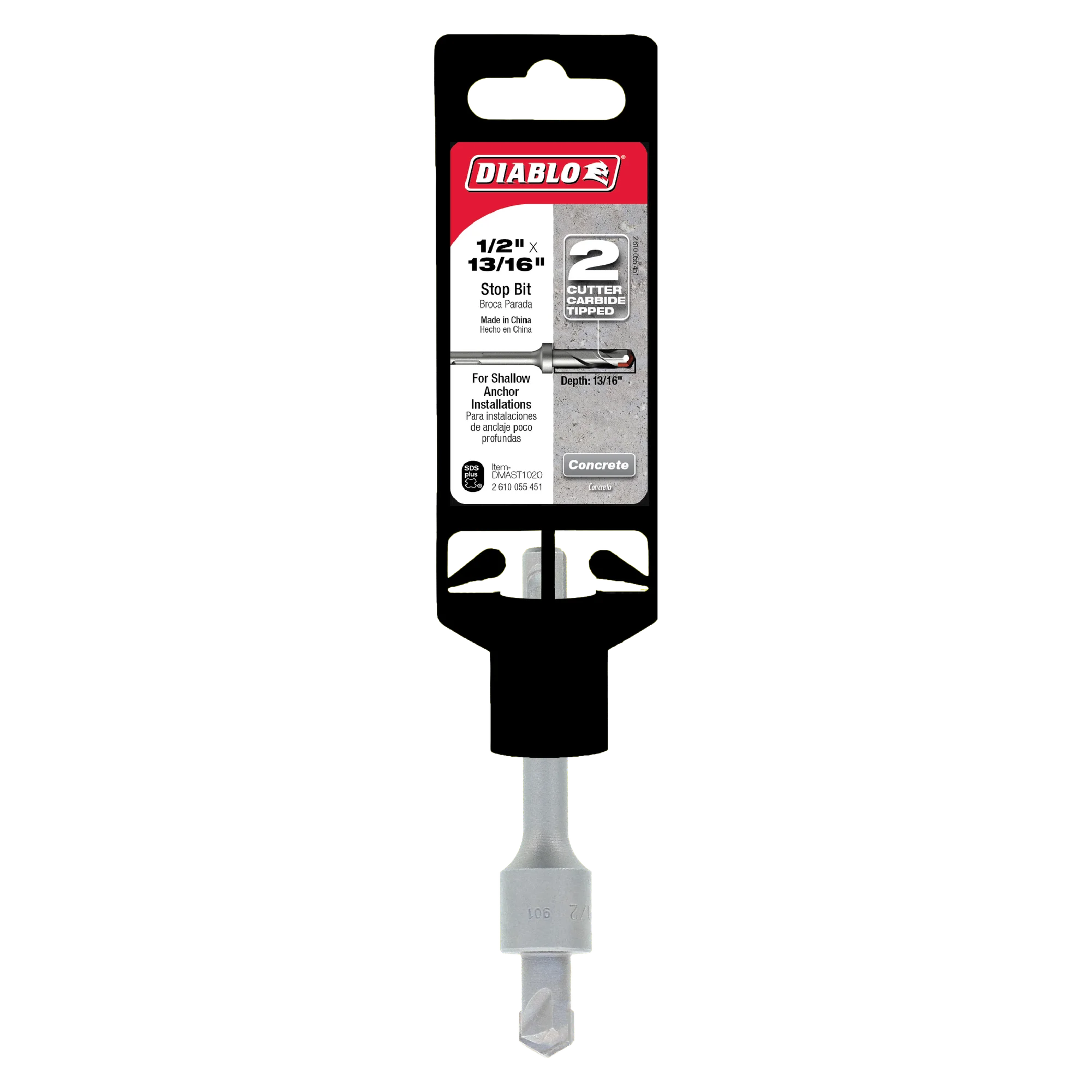 DIABLO DMAST1020 1/2X13/16" SDS+2 CUTTER