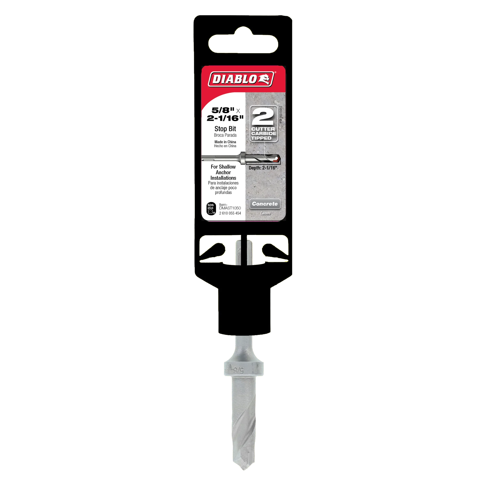 DIABLO DMAST1010 3/8"X1-1/6" SDS+ 2CUTTR