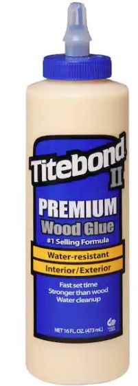 FRANKLIN 5004 TITEBOND II PREMIUM WOOD GLUE // 16OZ