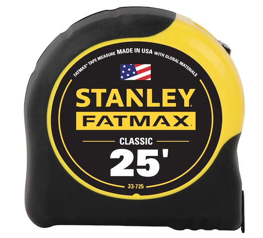 STANLEY FAT MAX 25'X 1-1/4" RULE