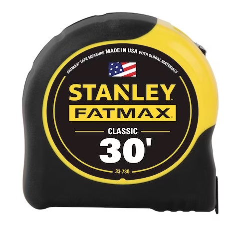 STANLEY FAT MAX 30'X 1-1/4" RULE