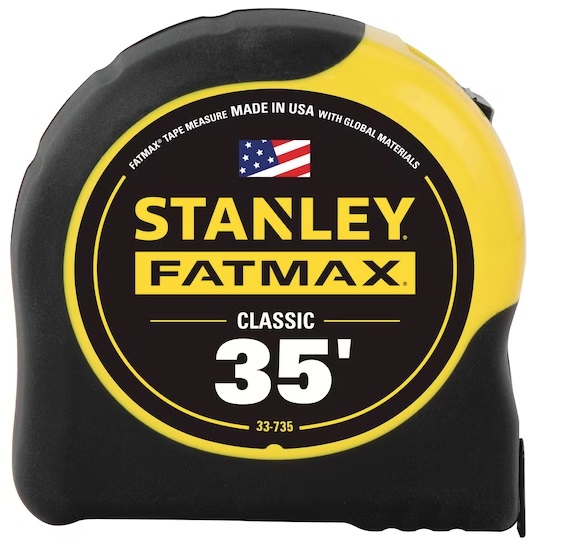 STANLEY FAT MAX 35'X 1-1/4" RULE
