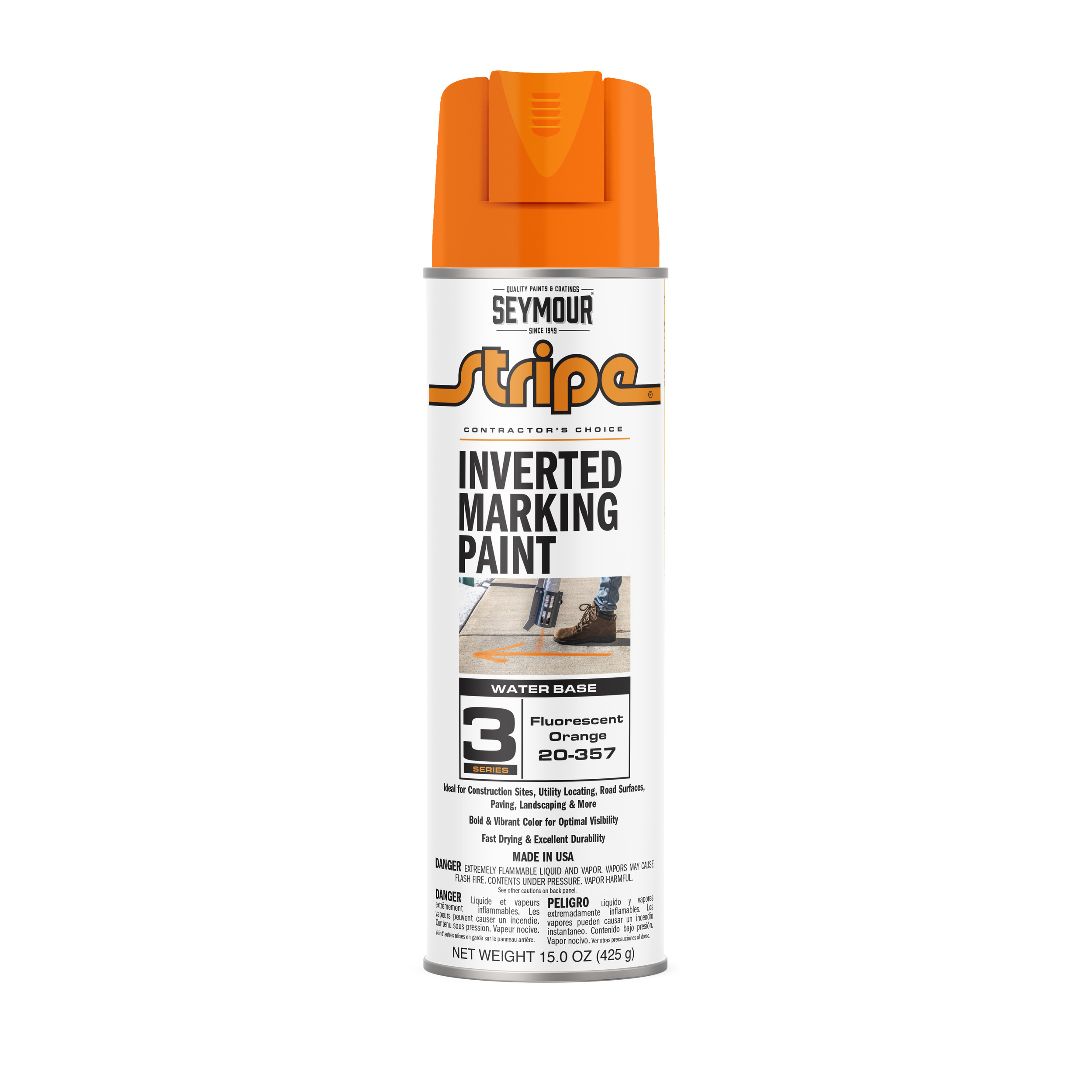 SEYMOUR 20-357 FLO ORANGE CONST.PAINT