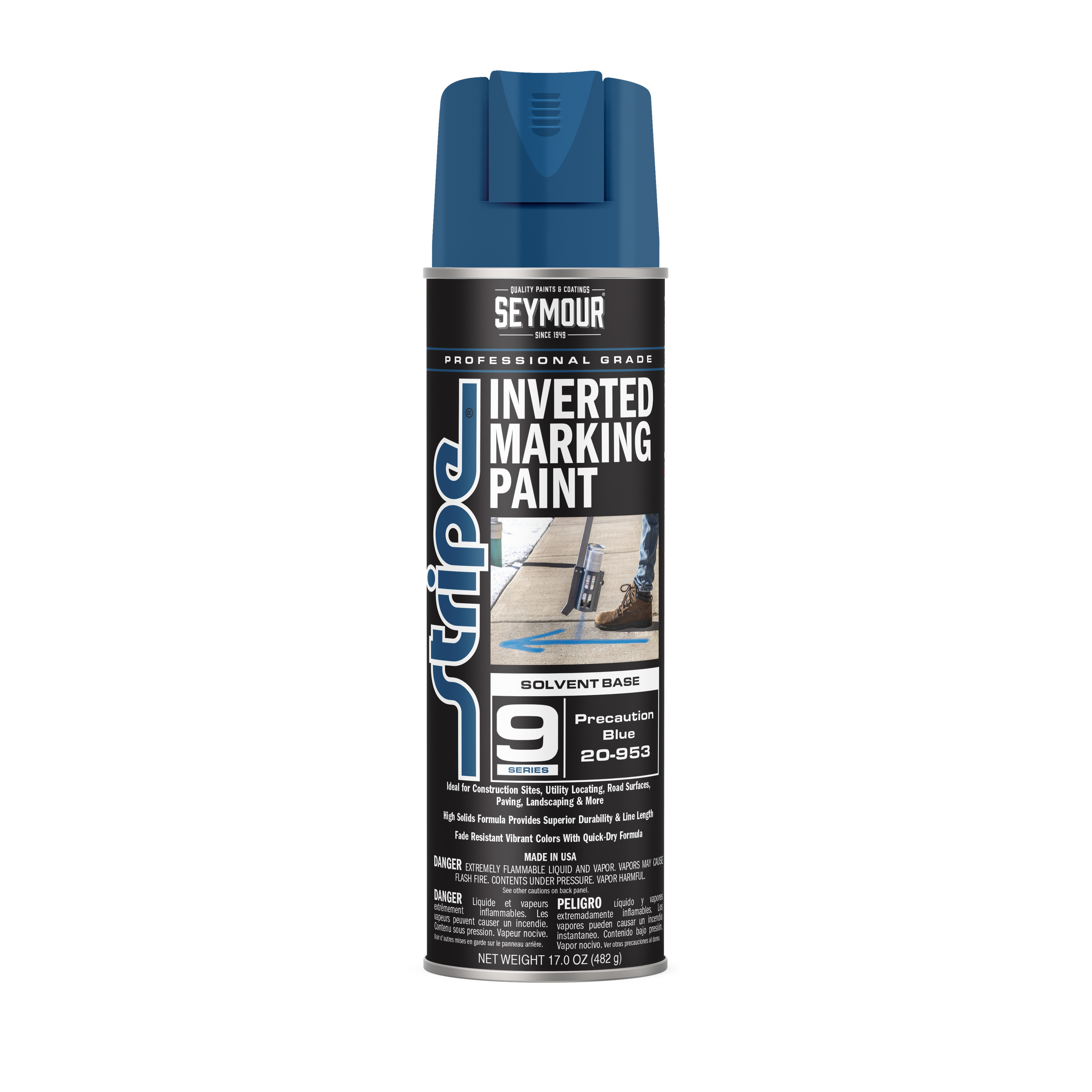 SEYMOUR 20-953 CAUTION BLUE CONST PAINT 9-SERIES SOLVENT BASED
