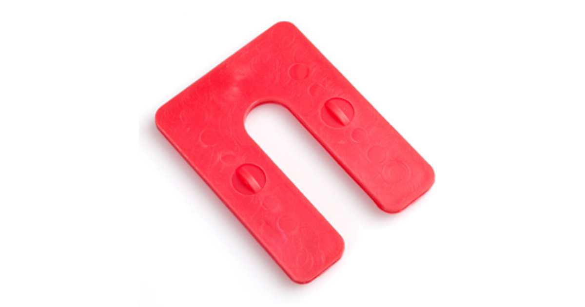 ESA18 1/8"X1-1/2"X2" RED SHIM