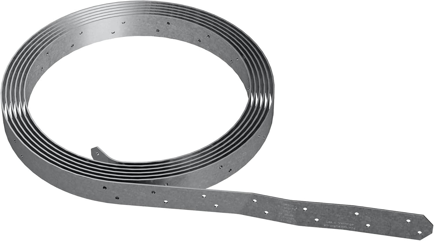 SIMPSON CS16-R 1 1/4X25' 16GA COILED STRAP