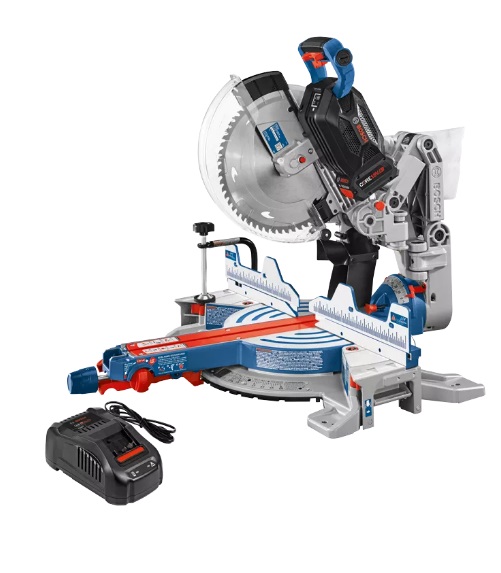 BOSCH GCM18V-12GDCN14 18V 12" DUAL-BEVEL GLIDE MITER SAW KIT