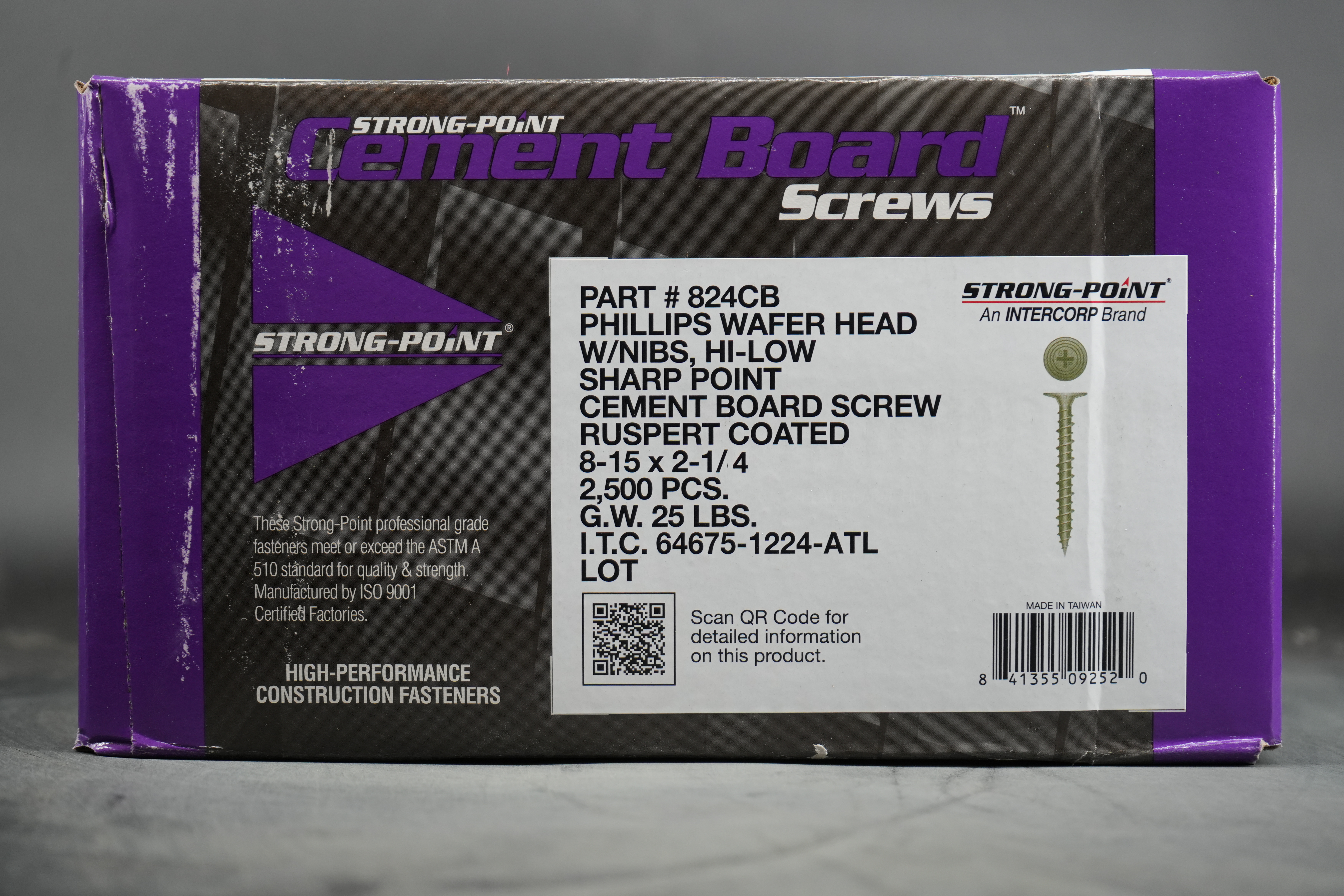 #8X2-1/4" PHILLIPS SHARP CEMENT