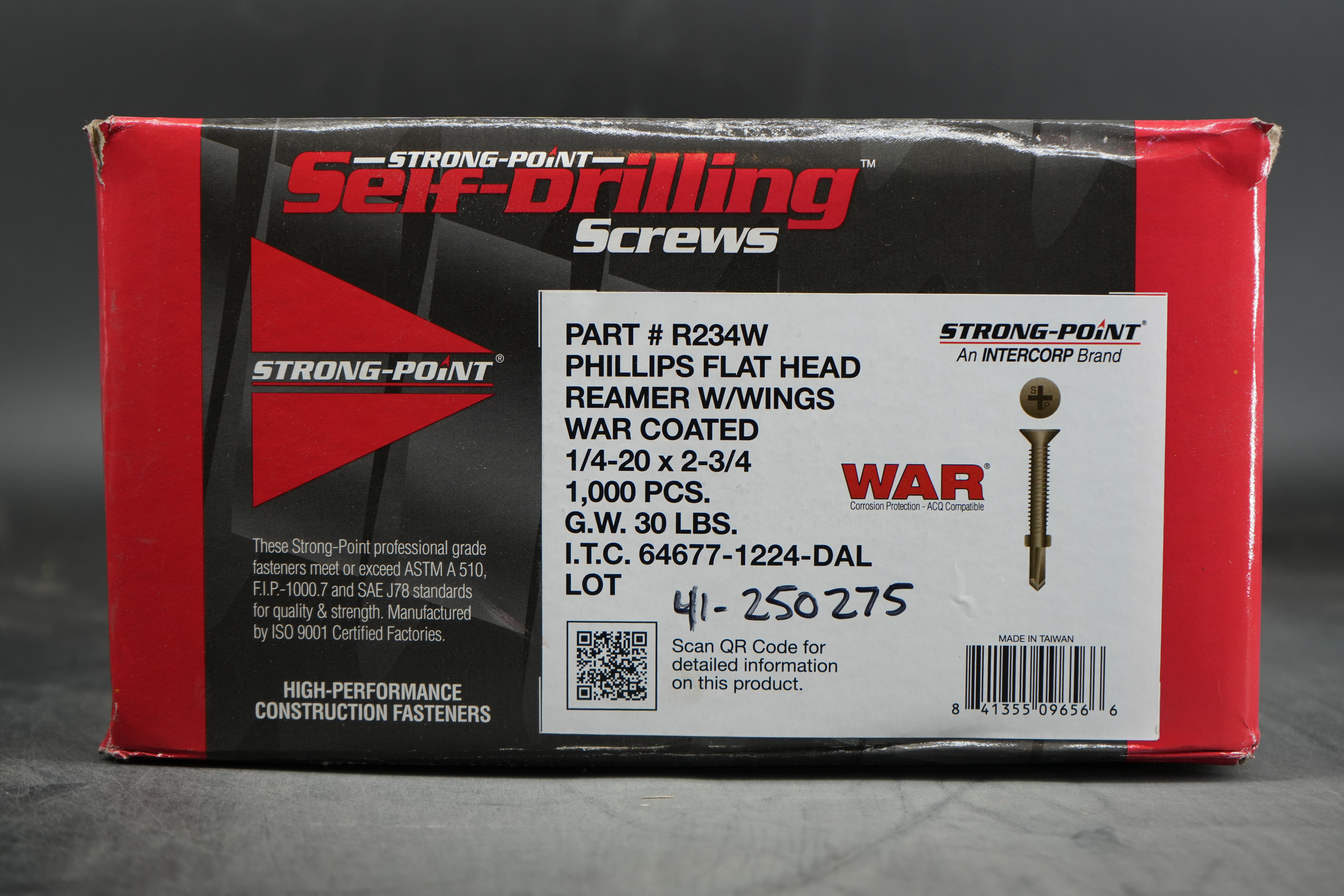 #14X2-3/4" FLAT HEAD COARSE