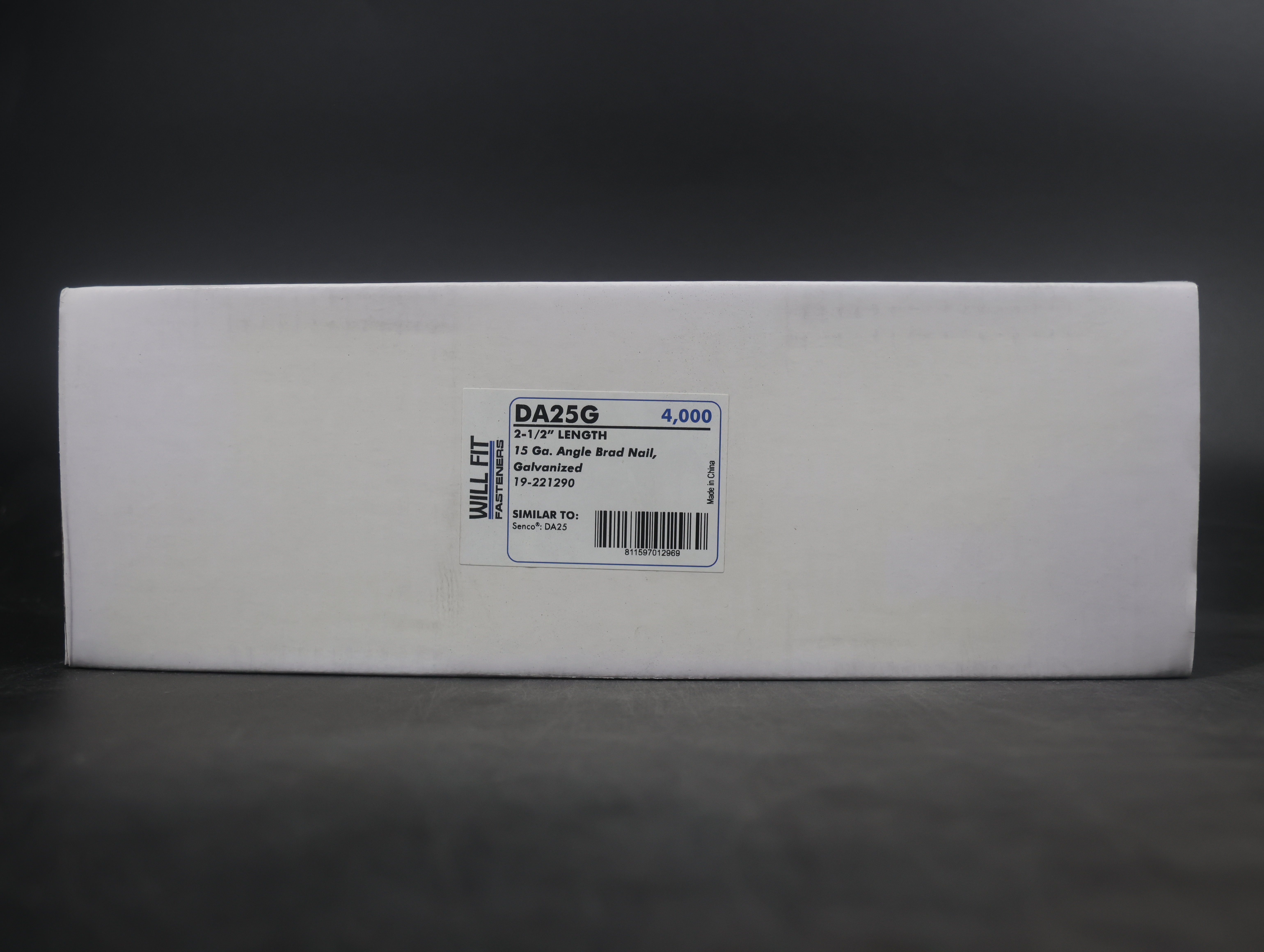 WILL-FIT DA-25 2-1/2 EG BRAD