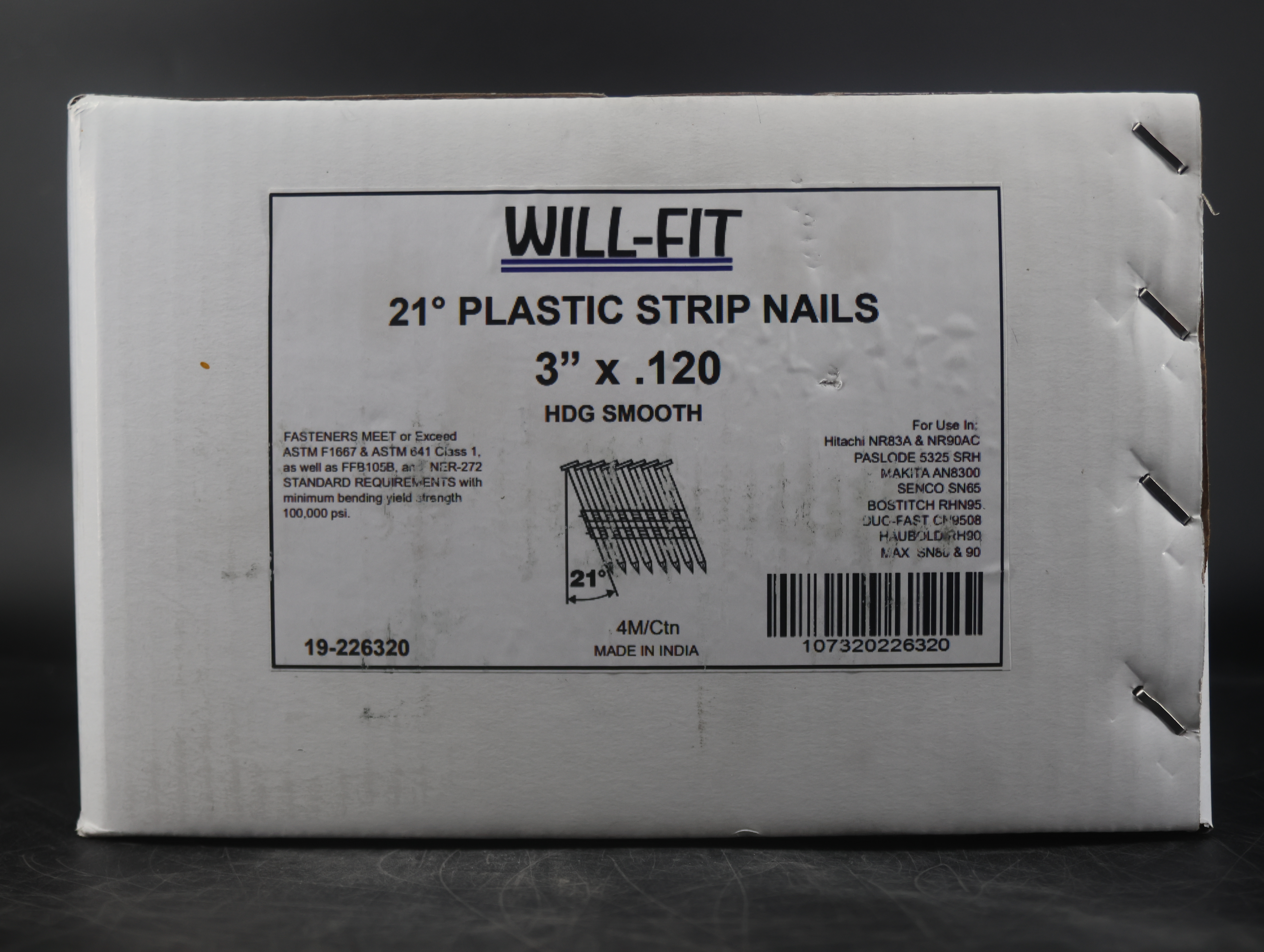 WILL-FIT 3X120 HDG Framing Nails