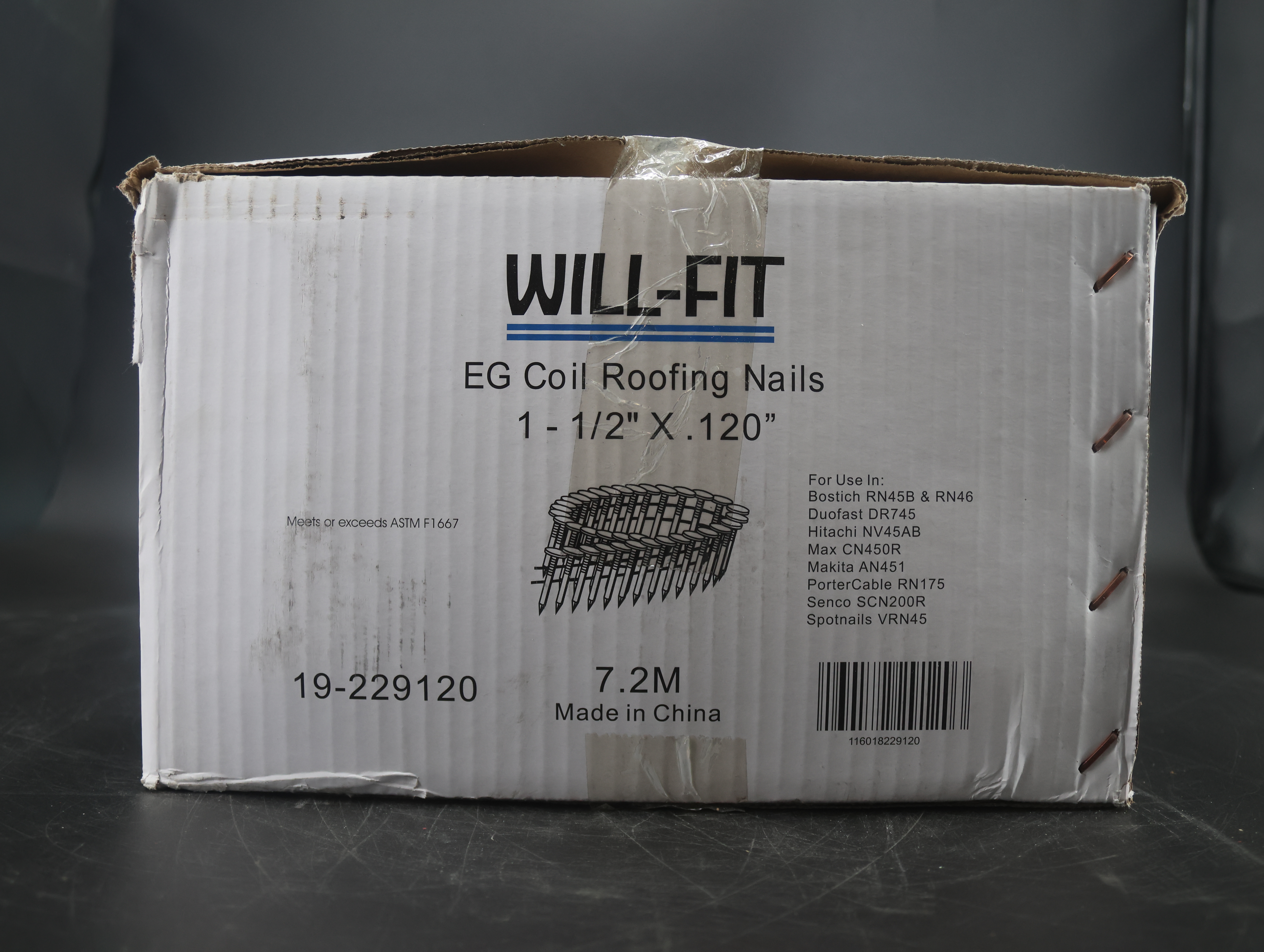 WILL-FIT 1-1/2X120 EG ROOF 15' Roofing Nails