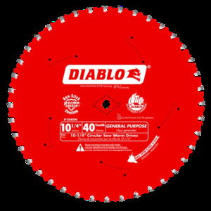 DIABLO D1040W 10-1/4"X40T "BIGFOOT" BLD
