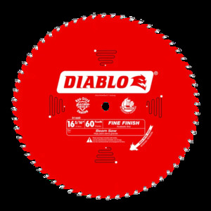 DIABLO D1660X 16-5/16"X60T BEAMSAW BLADE