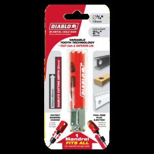 DIABLO DHS0750 3/4" HOLE SAW