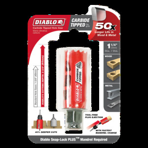 DIABLO DHS1250CT 11/4" CARBIDE  HOLE SAW