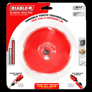 DIABLO DHS4500 4-1/2" HOLE SAW
