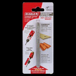 DIABLO DHS4BIT 1/4"CARBIDE  PILOT DRILL