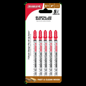 DIABLO DJT101DF5 4"6TPI T-SHANK WOOD 5BL