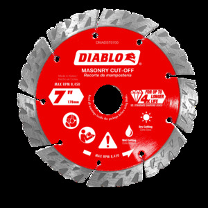 DIABLO DMADST0700 7" SEG CUTOFF DISC