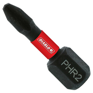 DIABLO DPH2R1B PH2 1" REDUCED PROFILE.SOLD AS 50PK