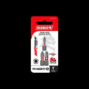 DIABLO DPHV1-S3 3PK PH INSERTBIT 1"