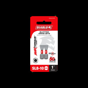 DIABLO DSL8101P2 2PK SL8-10 INSERT BIT