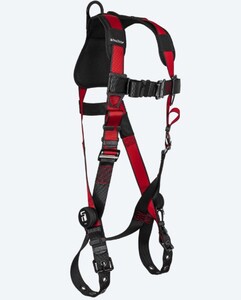 FALLTECH 7008CSM SM/MD RED TRADESMAN PRO HARNESS