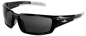 SAFETY GLASSES DARK SMOKE - MAKI BH1433AF  -ANTI-FOG